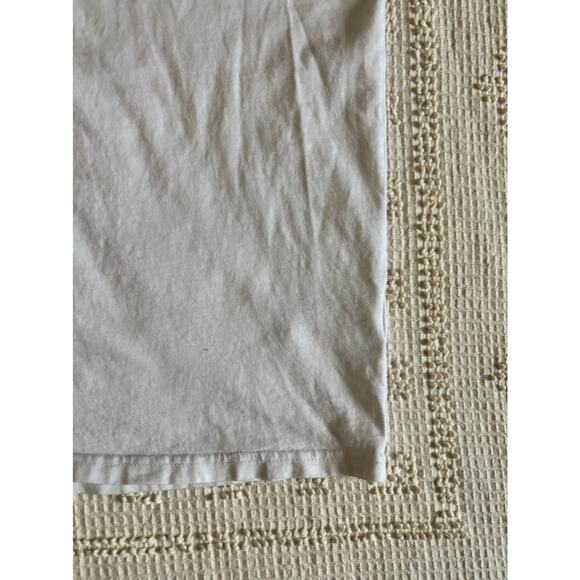 Calvin Klein Jeans White Polo Shirt Black Logo Ribbon Detail Size Small - Picture 4 of 14